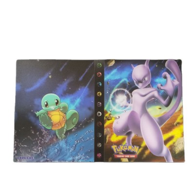 New arrival 8x 30pages soft PVC Mewtwo Charizard Raichu Poke mon TCG trading card game card  album for collection