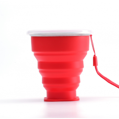 space save soft portable cup multifunctional creative drinking cup foldable silicone  cups for outdoor