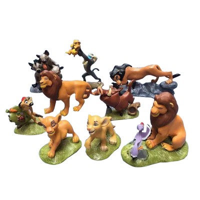 2020 hot sell Simba The King Lion PVC Action Figure 9pcs/set 5-9cm Simba Figurine doll Lion King  Figure toy