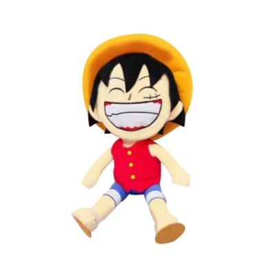 Hotsale JP super soft pp cotton stuffed anime one piece figure Luffy plush toys