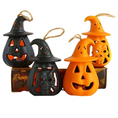 2020 multi-colors Halloween Light Candle, Halloween led lighting candle, Pumpkin lantern light candle for party decoration