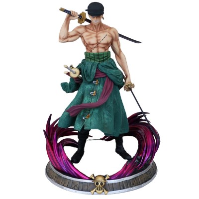 (New Arrival)Hot selling High Quality 37cm PVC GK One Piece Zoro Action Figure One Piece Figure Doll For Gift